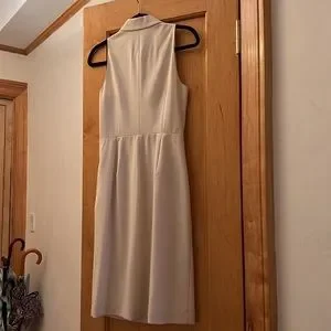 Banana Republic | Dresses | Cream Colored Banana Republic Sleeveless Dress  | Poshmark